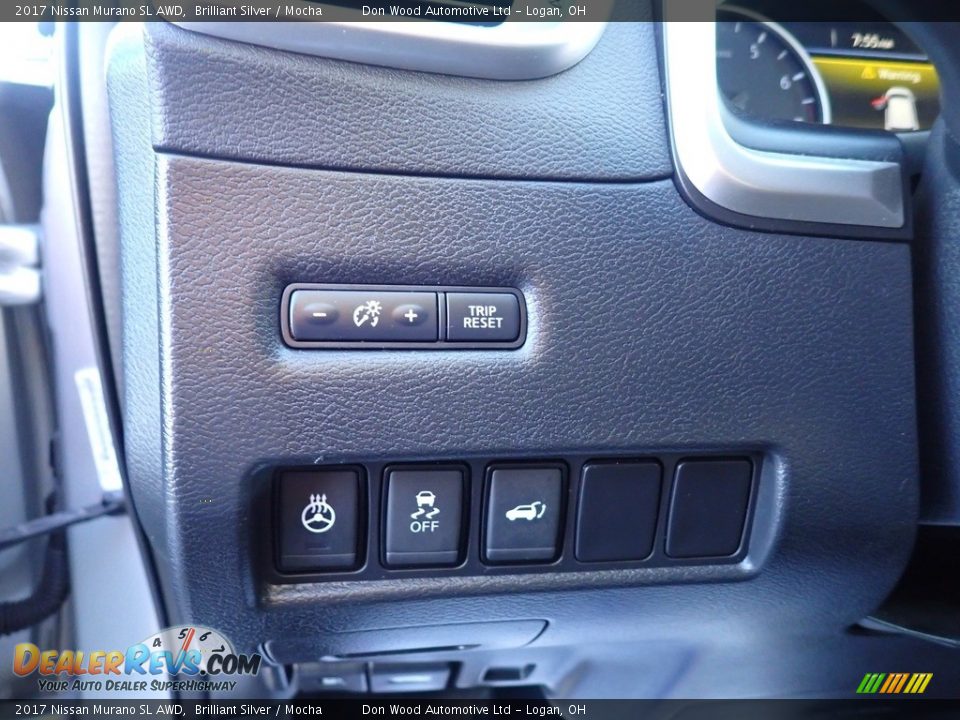 2017 Nissan Murano SL AWD Brilliant Silver / Mocha Photo #23