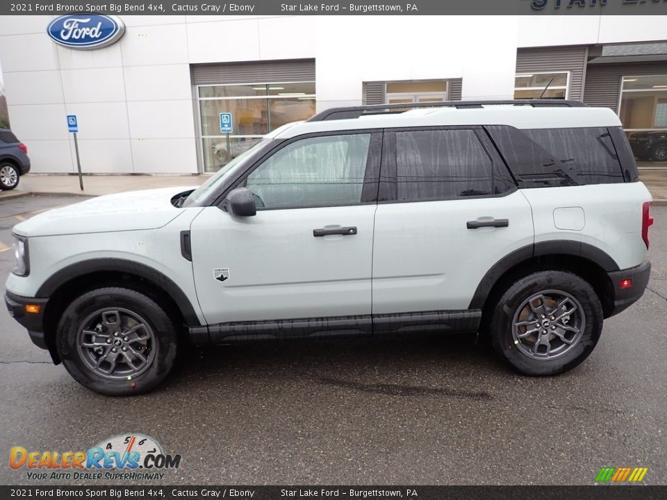 2021 Ford Bronco Sport Big Bend 4x4 Cactus Gray / Ebony Photo #2