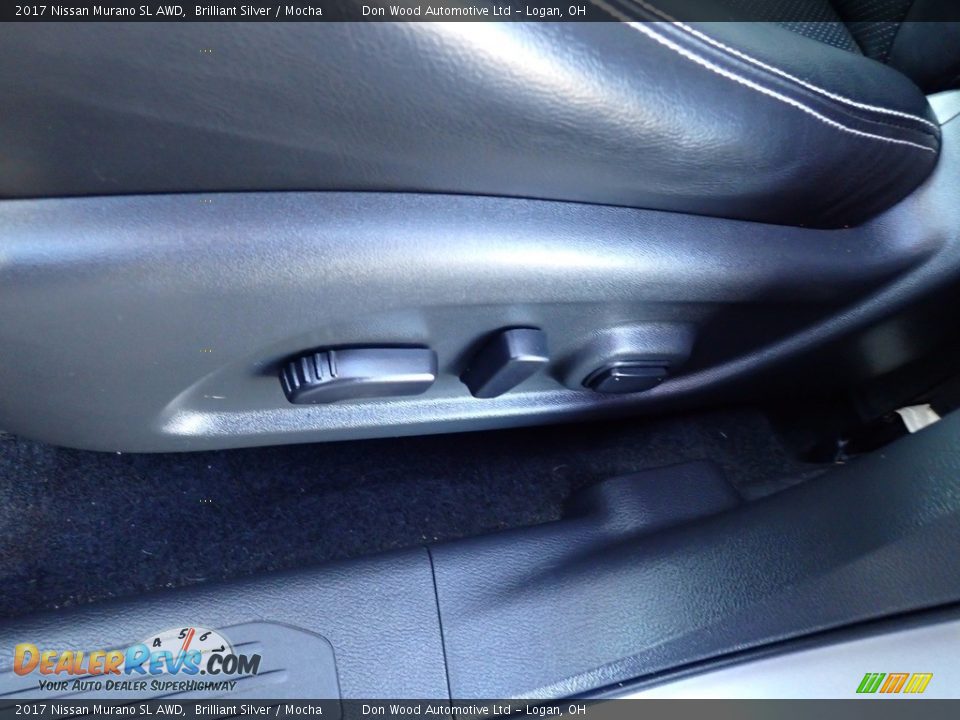 2017 Nissan Murano SL AWD Brilliant Silver / Mocha Photo #24