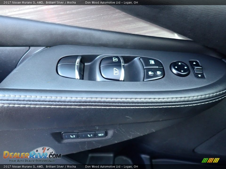 2017 Nissan Murano SL AWD Brilliant Silver / Mocha Photo #25