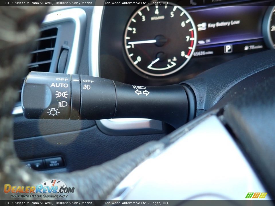 2017 Nissan Murano SL AWD Brilliant Silver / Mocha Photo #27