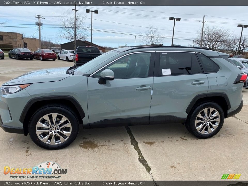 2021 Toyota RAV4 XLE Premium AWD Lunar Rock / Black Photo #1