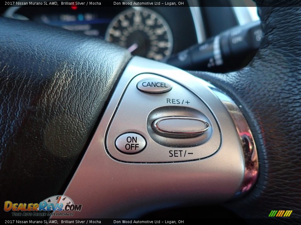 2017 Nissan Murano SL AWD Brilliant Silver / Mocha Photo #29