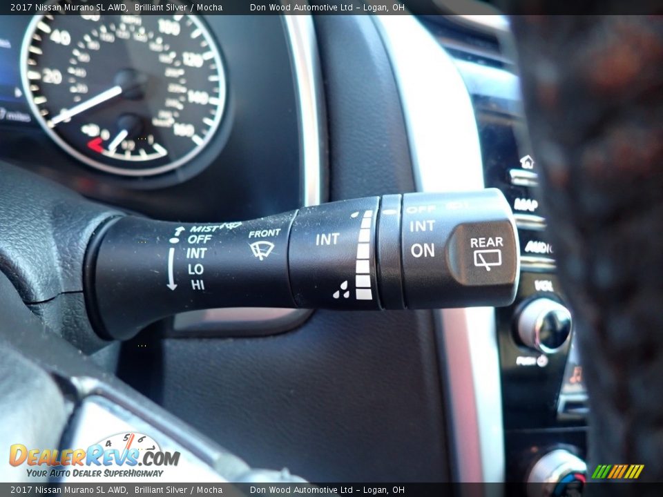 2017 Nissan Murano SL AWD Brilliant Silver / Mocha Photo #30