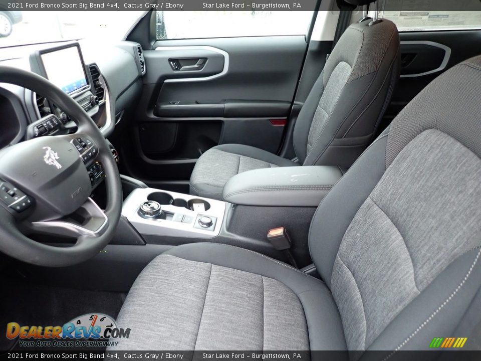 Front Seat of 2021 Ford Bronco Sport Big Bend 4x4 Photo #10