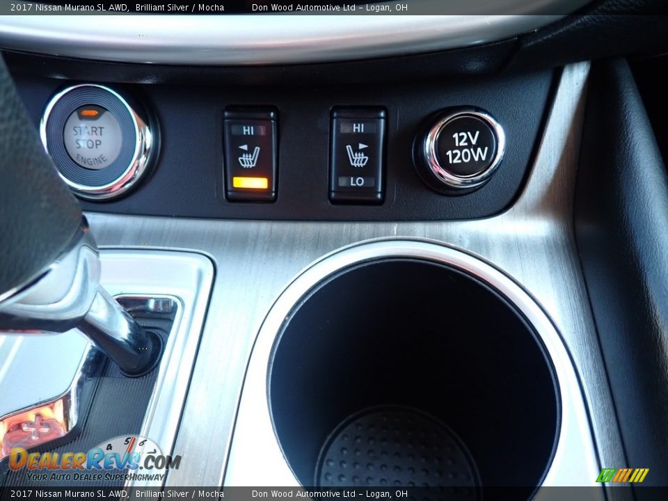2017 Nissan Murano SL AWD Brilliant Silver / Mocha Photo #32