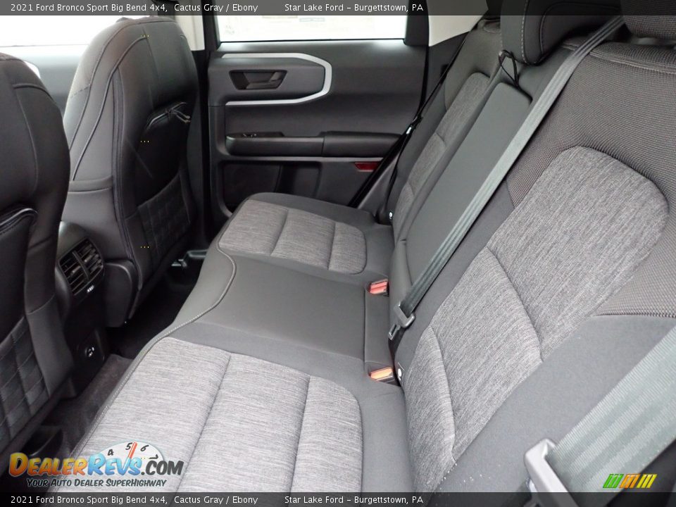 Rear Seat of 2021 Ford Bronco Sport Big Bend 4x4 Photo #11