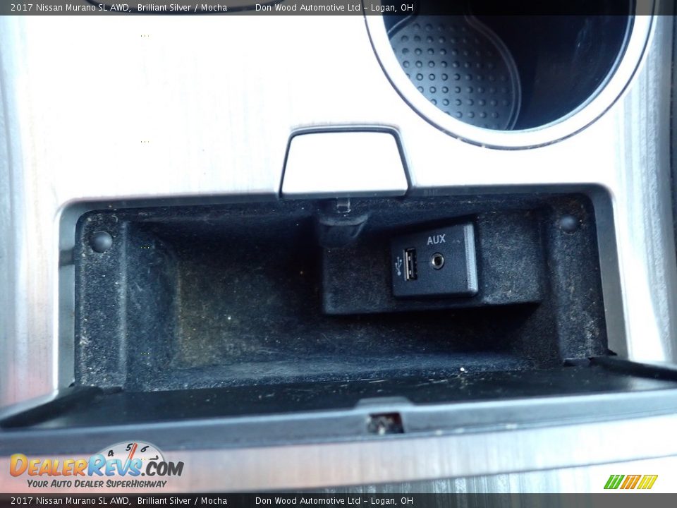 2017 Nissan Murano SL AWD Brilliant Silver / Mocha Photo #33