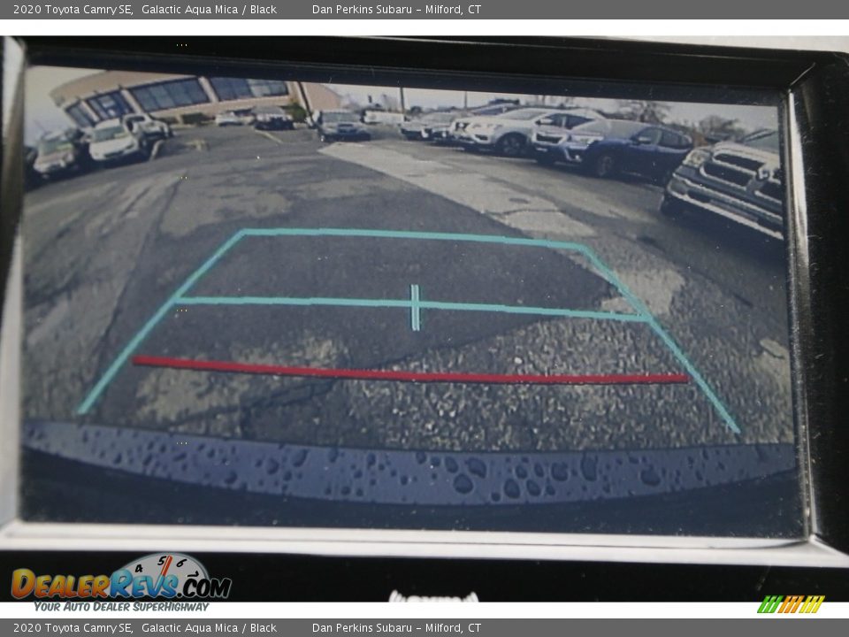 2020 Toyota Camry SE Galactic Aqua Mica / Black Photo #19