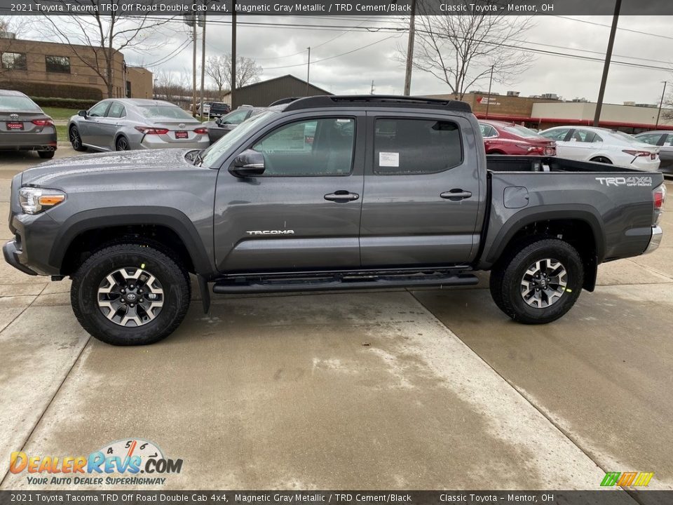 2021 Toyota Tacoma TRD Off Road Double Cab 4x4 Magnetic Gray Metallic / TRD Cement/Black Photo #1