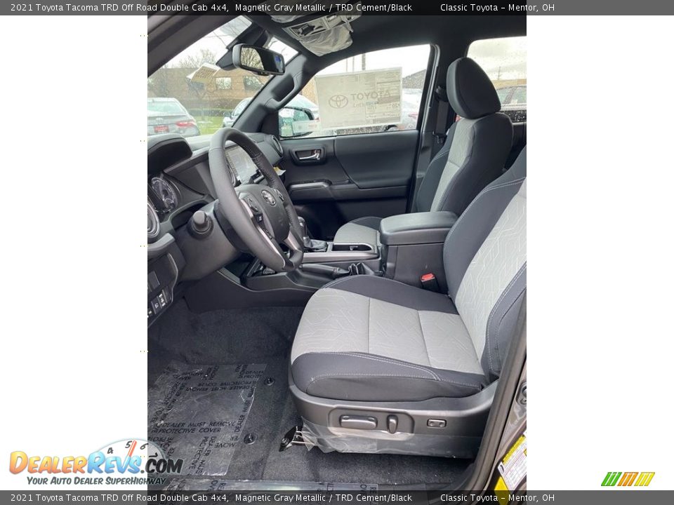 2021 Toyota Tacoma TRD Off Road Double Cab 4x4 Magnetic Gray Metallic / TRD Cement/Black Photo #2