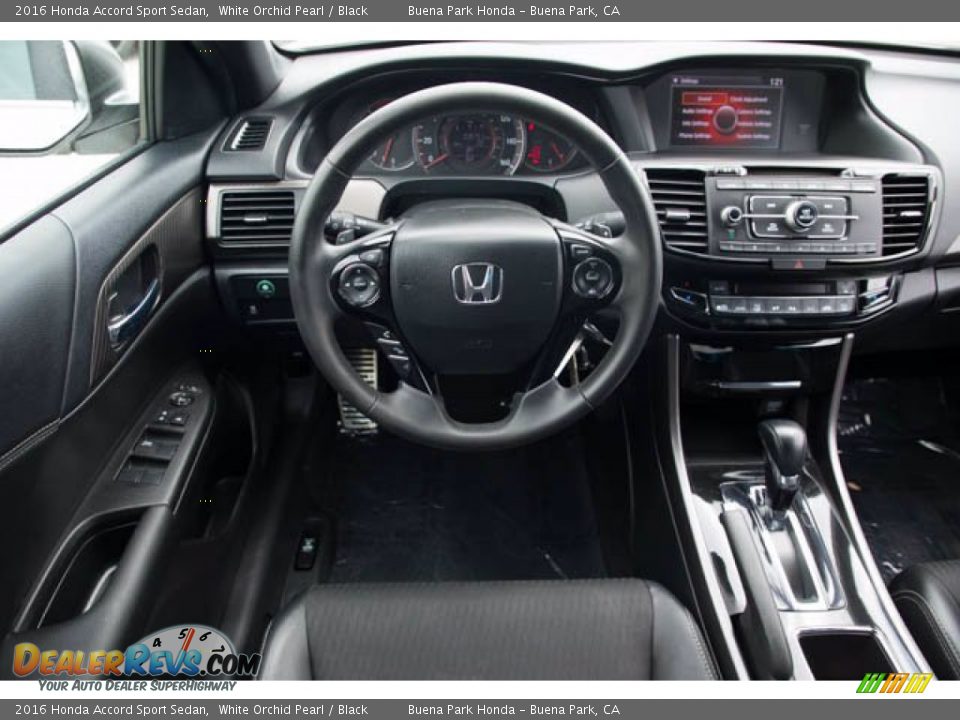 2016 Honda Accord Sport Sedan White Orchid Pearl / Black Photo #5