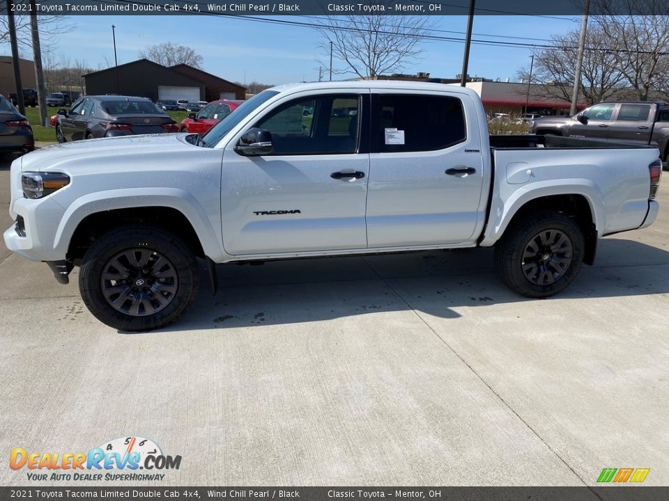 2021 Toyota Tacoma Limited Double Cab 4x4 Wind Chill Pearl / Black Photo #1