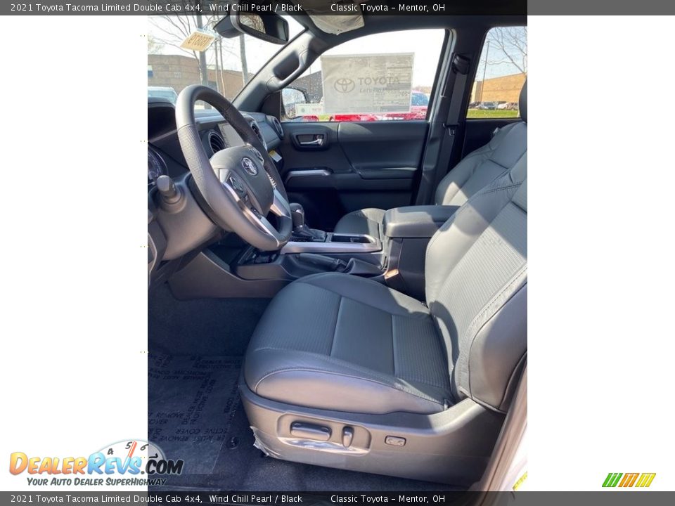 2021 Toyota Tacoma Limited Double Cab 4x4 Wind Chill Pearl / Black Photo #2