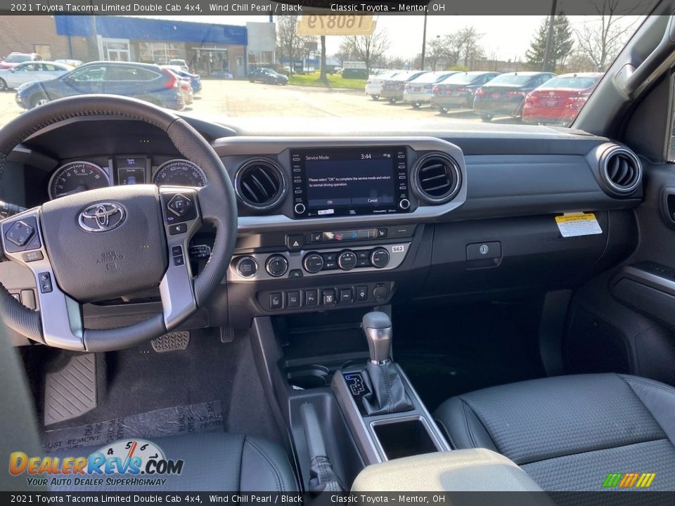 2021 Toyota Tacoma Limited Double Cab 4x4 Wind Chill Pearl / Black Photo #4
