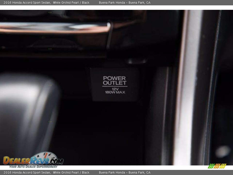 2016 Honda Accord Sport Sedan White Orchid Pearl / Black Photo #14