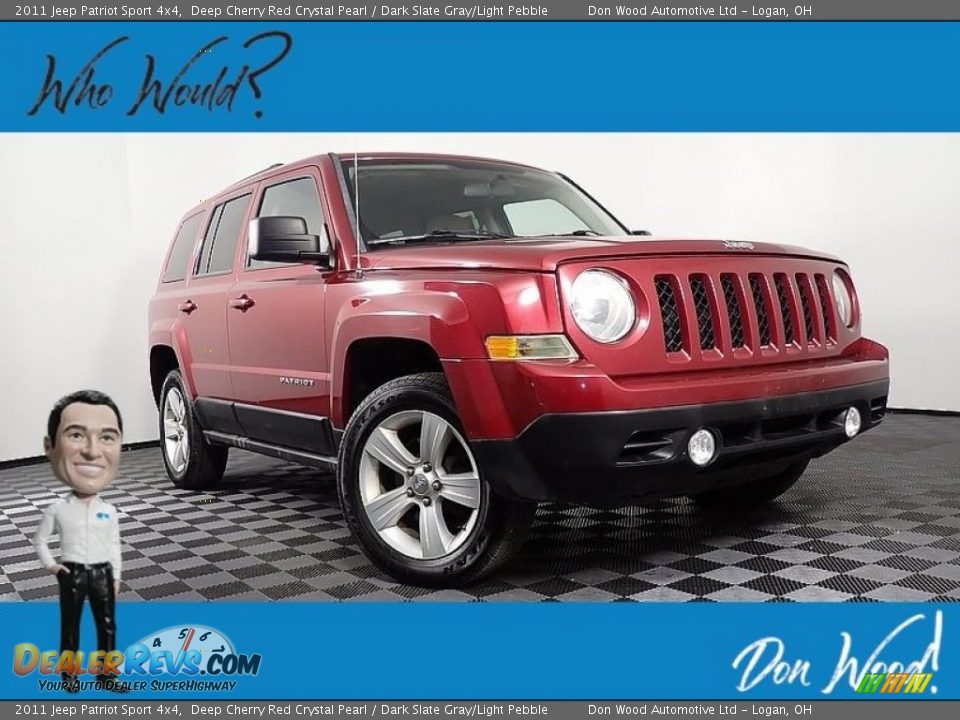 2011 Jeep Patriot Sport 4x4 Deep Cherry Red Crystal Pearl / Dark Slate Gray/Light Pebble Photo #1