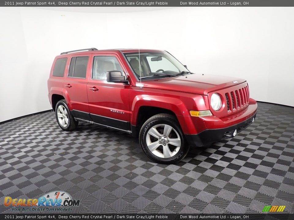 2011 Jeep Patriot Sport 4x4 Deep Cherry Red Crystal Pearl / Dark Slate Gray/Light Pebble Photo #2