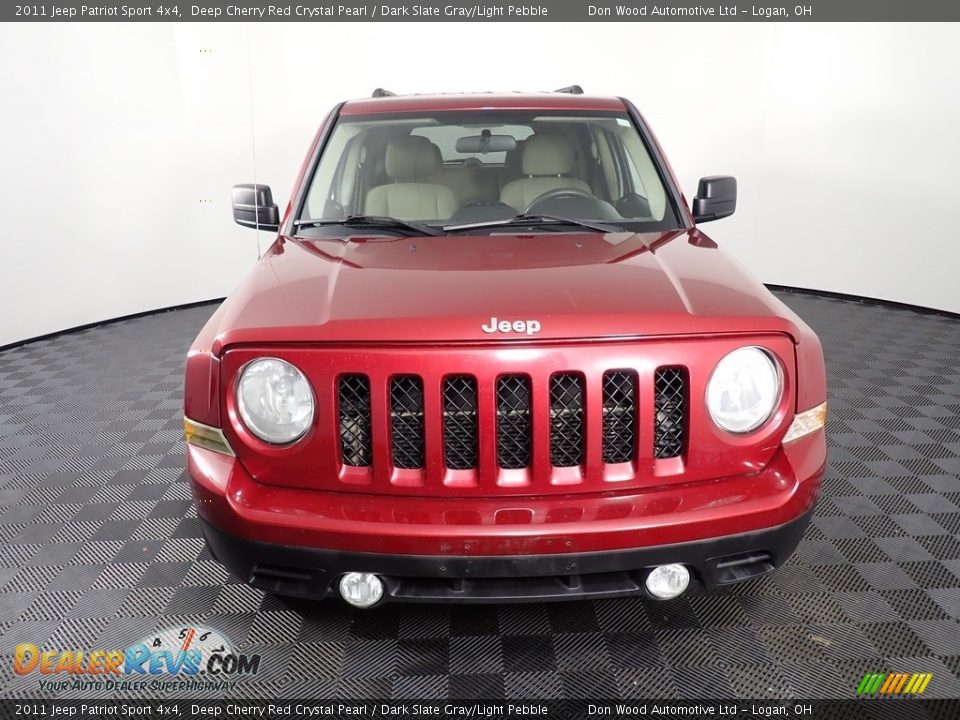 2011 Jeep Patriot Sport 4x4 Deep Cherry Red Crystal Pearl / Dark Slate Gray/Light Pebble Photo #4