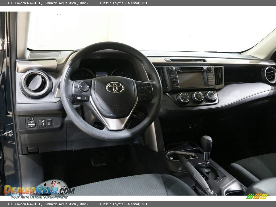 2018 Toyota RAV4 LE Galactic Aqua Mica / Black Photo #6