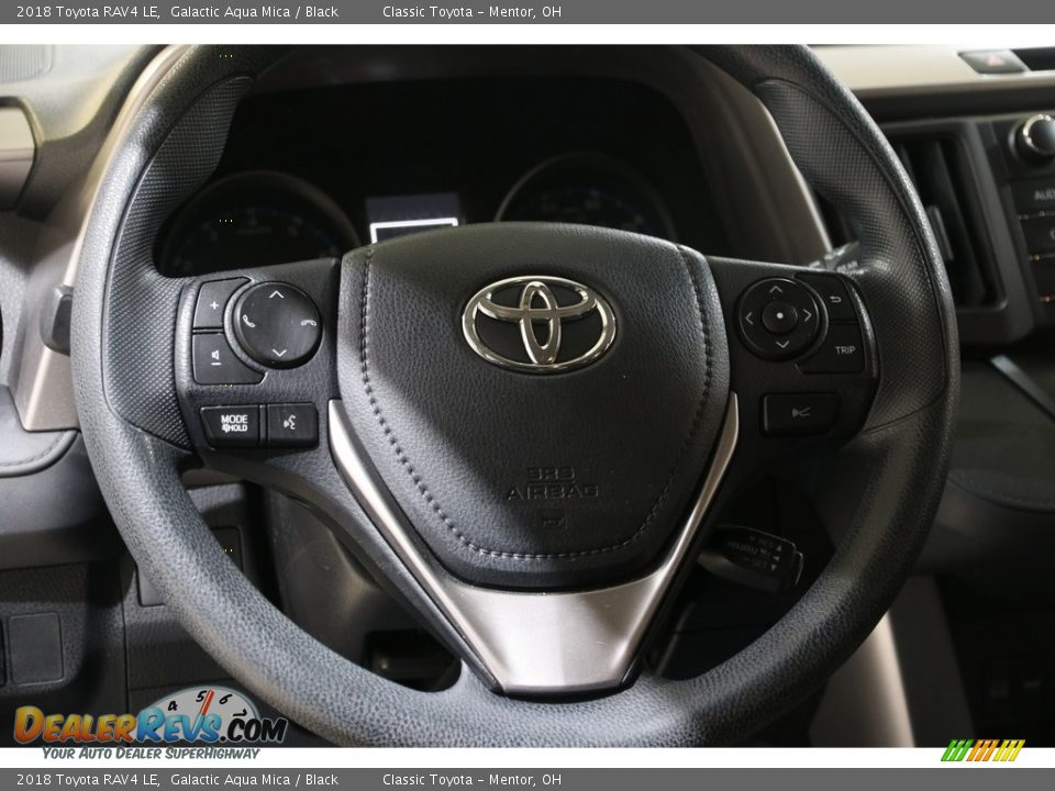 2018 Toyota RAV4 LE Galactic Aqua Mica / Black Photo #7
