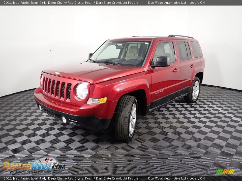 2011 Jeep Patriot Sport 4x4 Deep Cherry Red Crystal Pearl / Dark Slate Gray/Light Pebble Photo #7