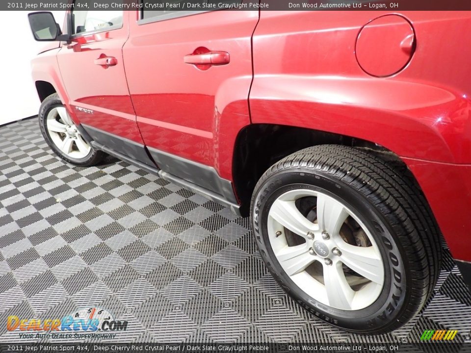 2011 Jeep Patriot Sport 4x4 Deep Cherry Red Crystal Pearl / Dark Slate Gray/Light Pebble Photo #9