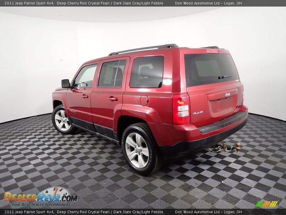 2011 Jeep Patriot Sport 4x4 Deep Cherry Red Crystal Pearl / Dark Slate Gray/Light Pebble Photo #10