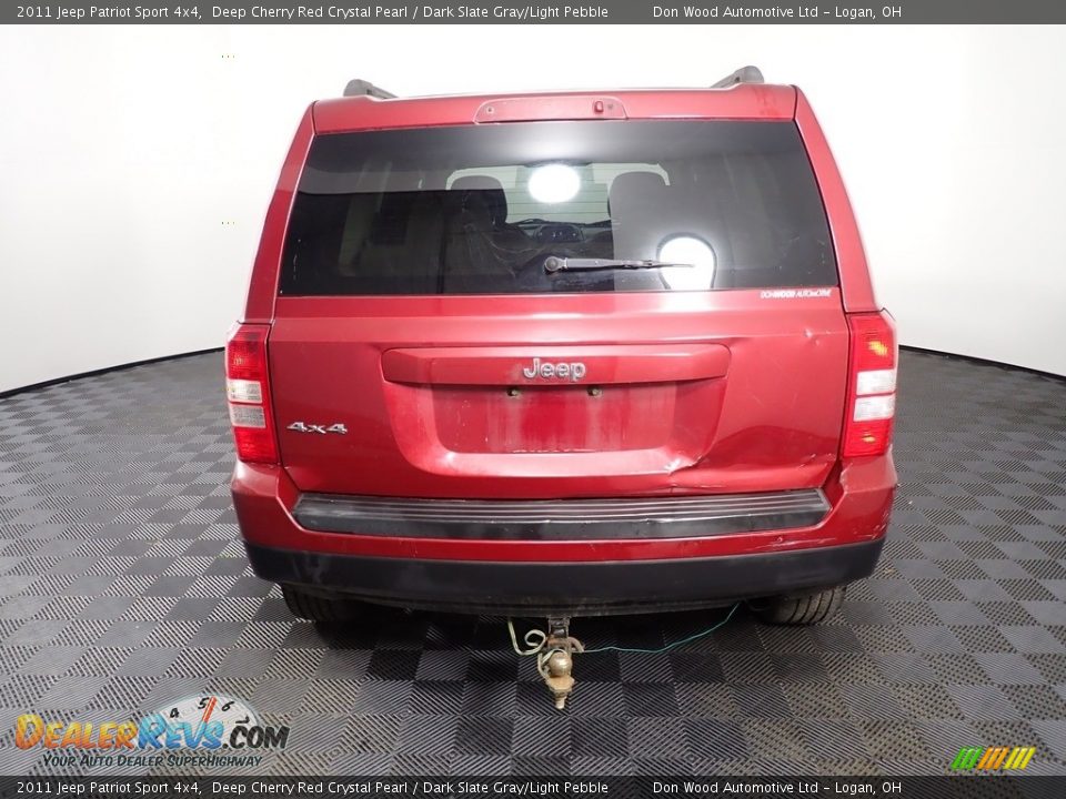 2011 Jeep Patriot Sport 4x4 Deep Cherry Red Crystal Pearl / Dark Slate Gray/Light Pebble Photo #11
