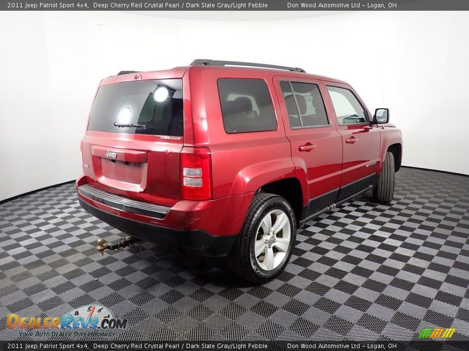 2011 Jeep Patriot Sport 4x4 Deep Cherry Red Crystal Pearl / Dark Slate Gray/Light Pebble Photo #16