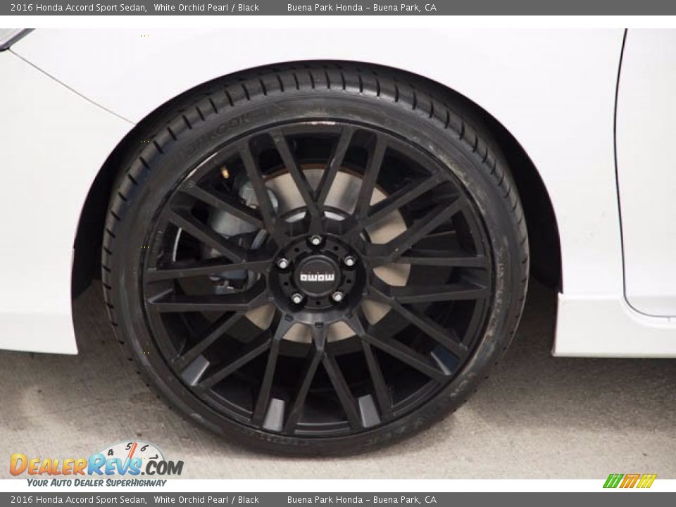 2016 Honda Accord Sport Sedan White Orchid Pearl / Black Photo #34