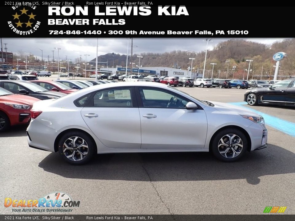 2021 Kia Forte LXS Silky Silver / Black Photo #1