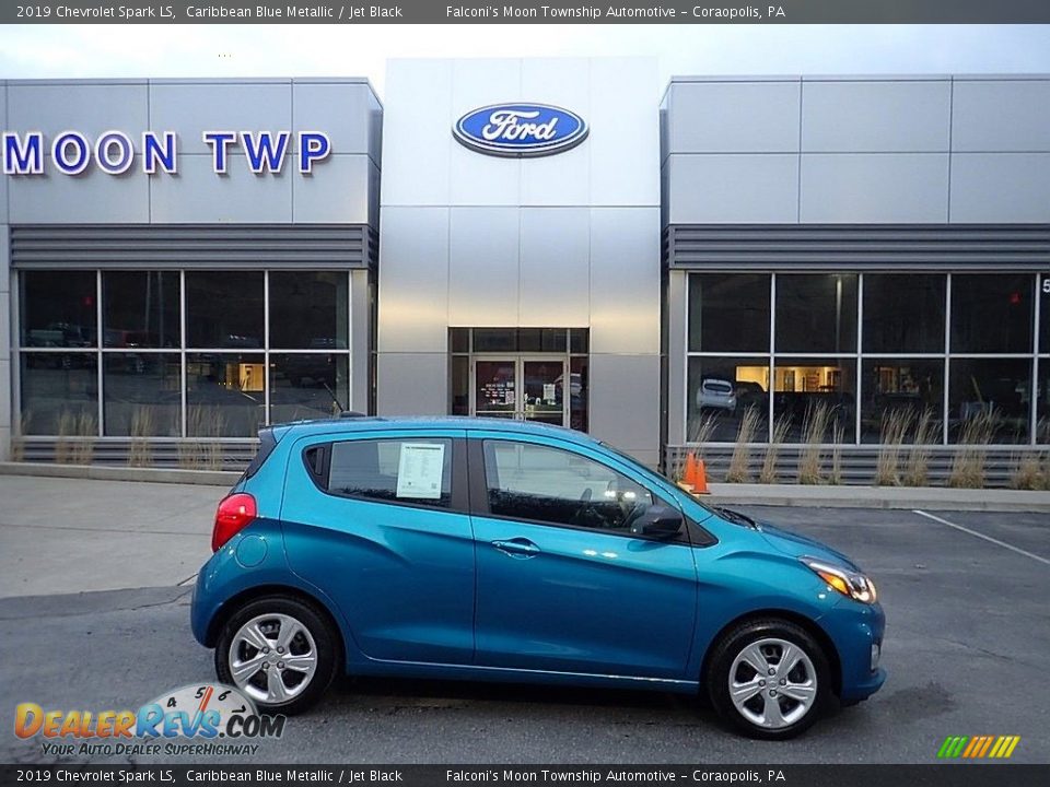 2019 Chevrolet Spark LS Caribbean Blue Metallic / Jet Black Photo #1