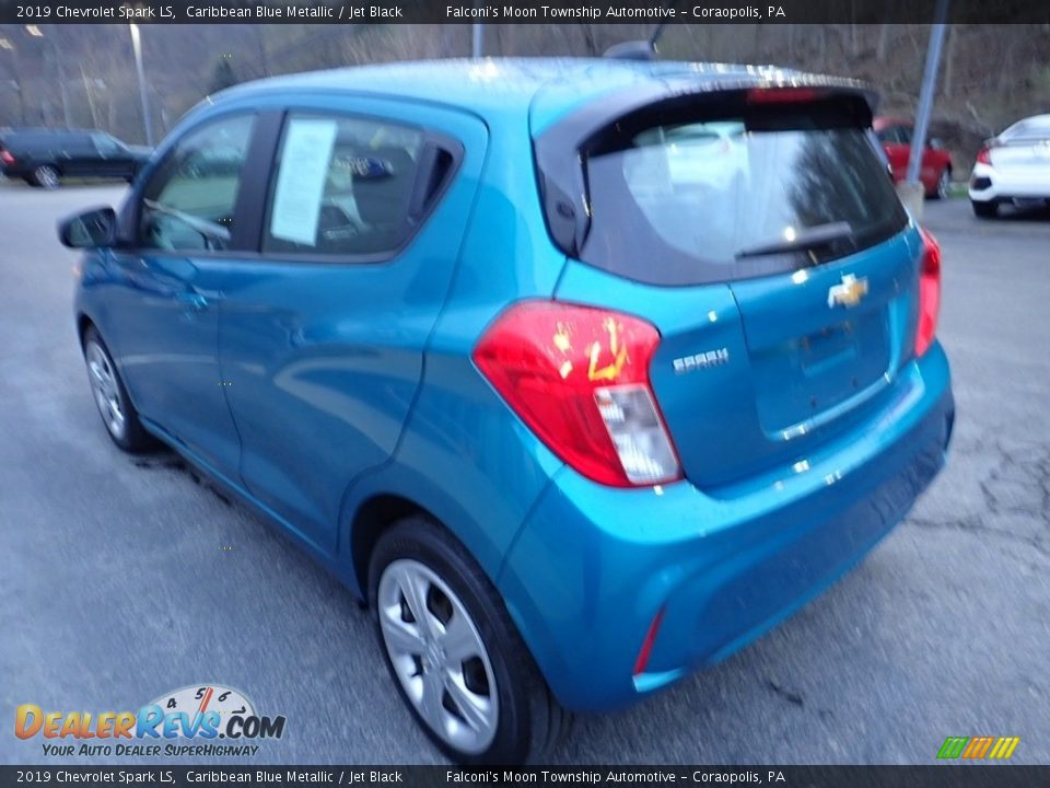 2019 Chevrolet Spark LS Caribbean Blue Metallic / Jet Black Photo #4