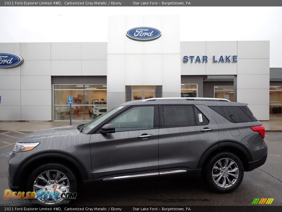 2021 Ford Explorer Limited 4WD Carbonized Gray Metallic / Ebony Photo #1