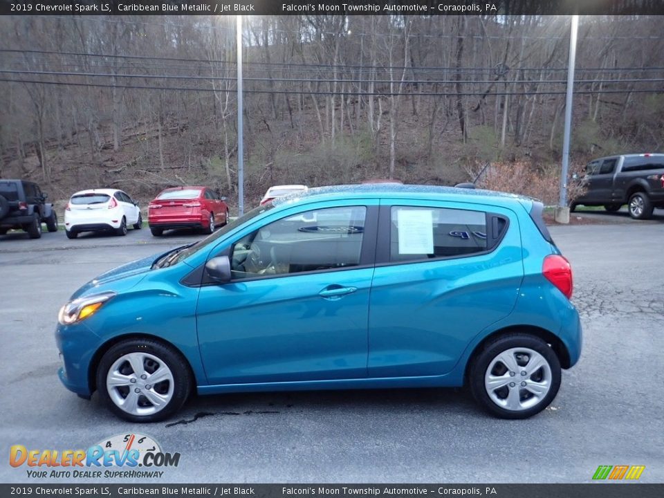 2019 Chevrolet Spark LS Caribbean Blue Metallic / Jet Black Photo #5