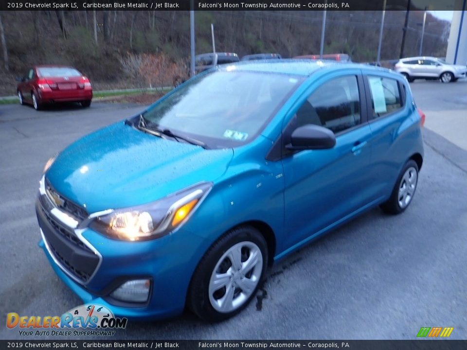 2019 Chevrolet Spark LS Caribbean Blue Metallic / Jet Black Photo #6