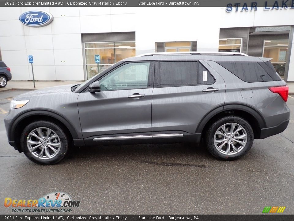 2021 Ford Explorer Limited 4WD Carbonized Gray Metallic / Ebony Photo #2