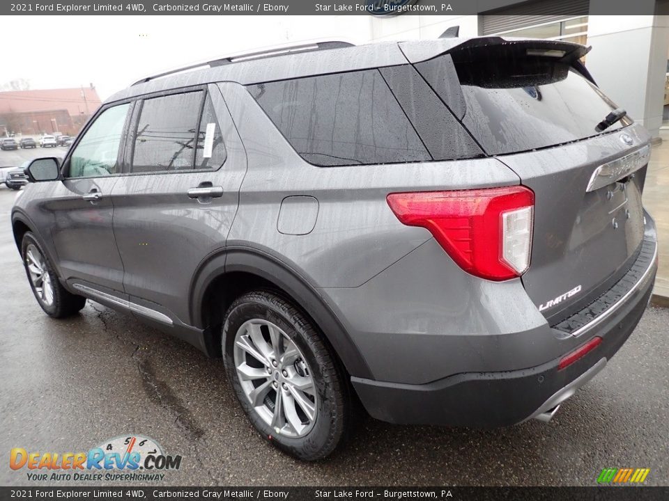 2021 Ford Explorer Limited 4WD Carbonized Gray Metallic / Ebony Photo #3