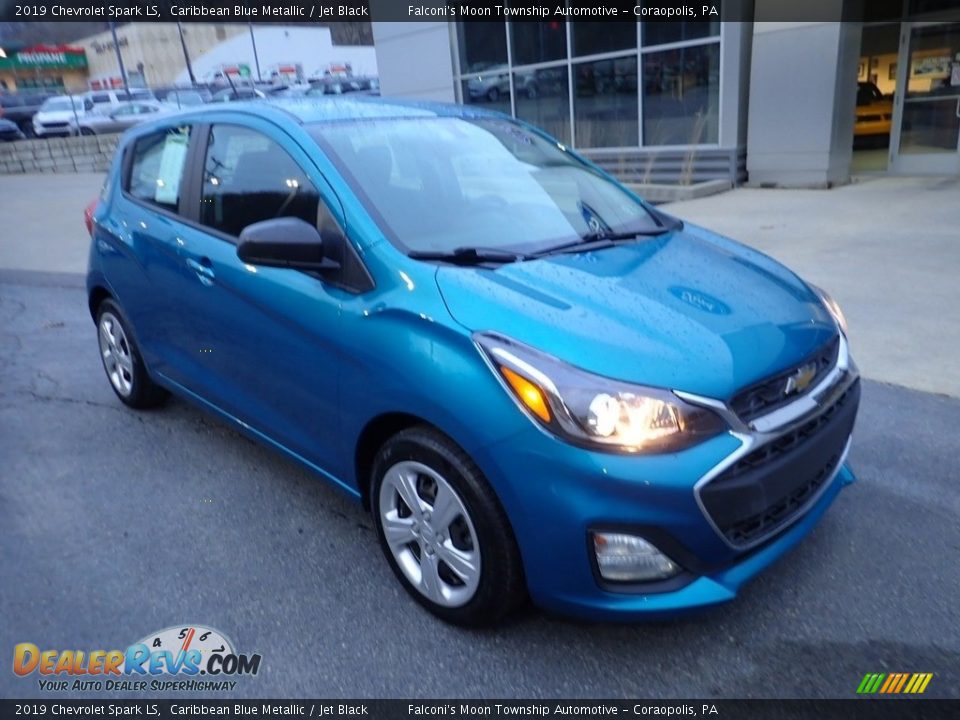 2019 Chevrolet Spark LS Caribbean Blue Metallic / Jet Black Photo #8