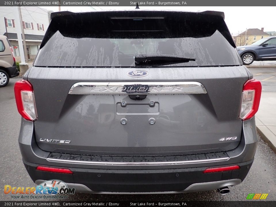 2021 Ford Explorer Limited 4WD Carbonized Gray Metallic / Ebony Photo #4