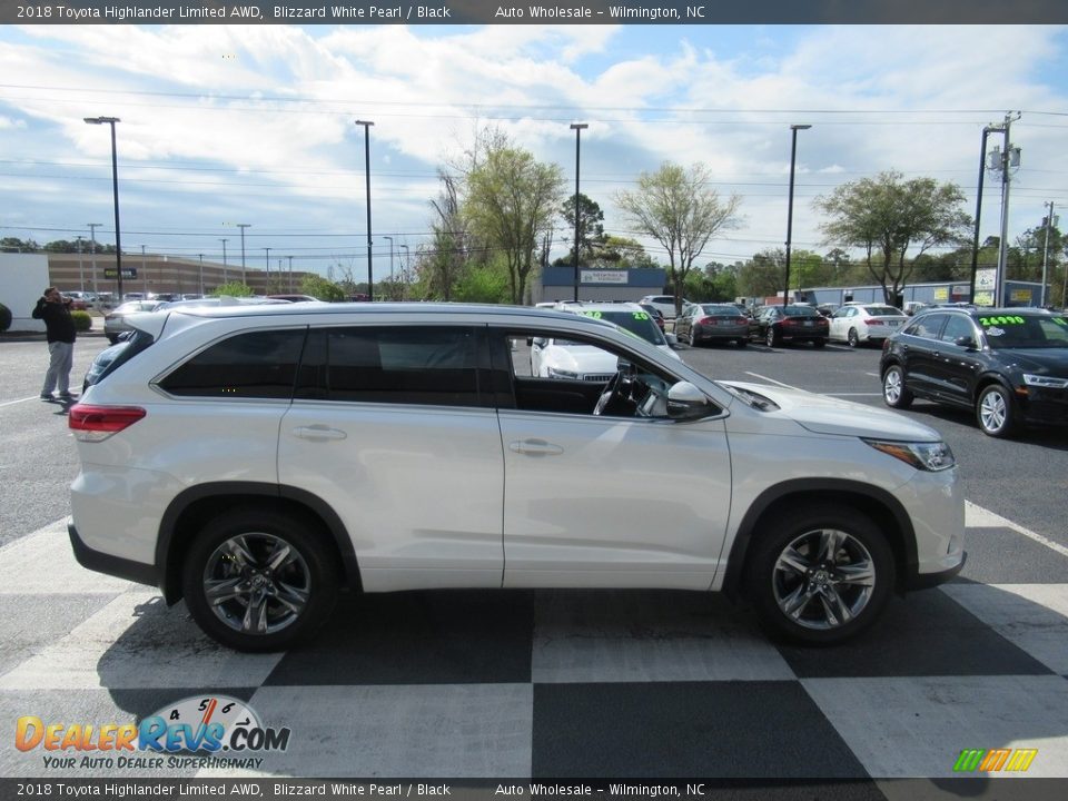 2018 Toyota Highlander Limited AWD Blizzard White Pearl / Black Photo #3