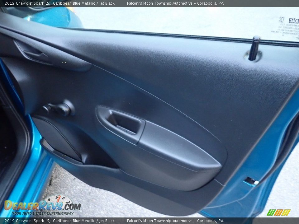 2019 Chevrolet Spark LS Caribbean Blue Metallic / Jet Black Photo #13