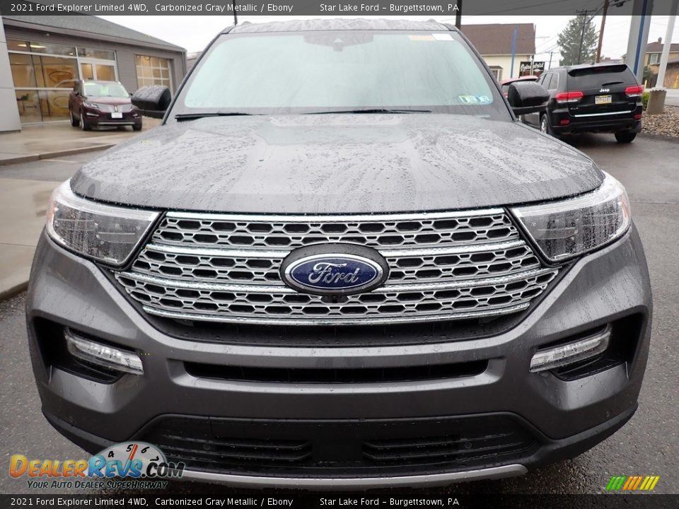 2021 Ford Explorer Limited 4WD Carbonized Gray Metallic / Ebony Photo #9