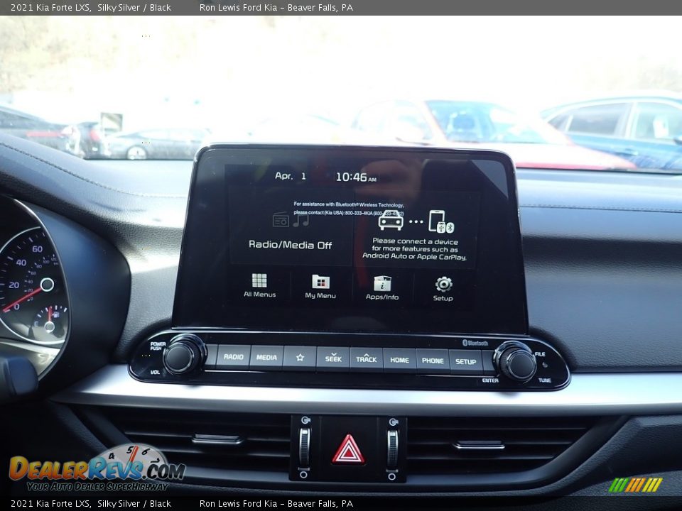 2021 Kia Forte LXS Silky Silver / Black Photo #17