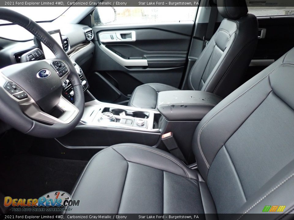 2021 Ford Explorer Limited 4WD Carbonized Gray Metallic / Ebony Photo #10