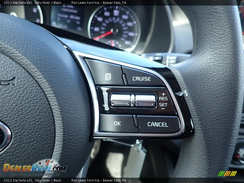 2021 Kia Forte LXS Silky Silver / Black Photo #19