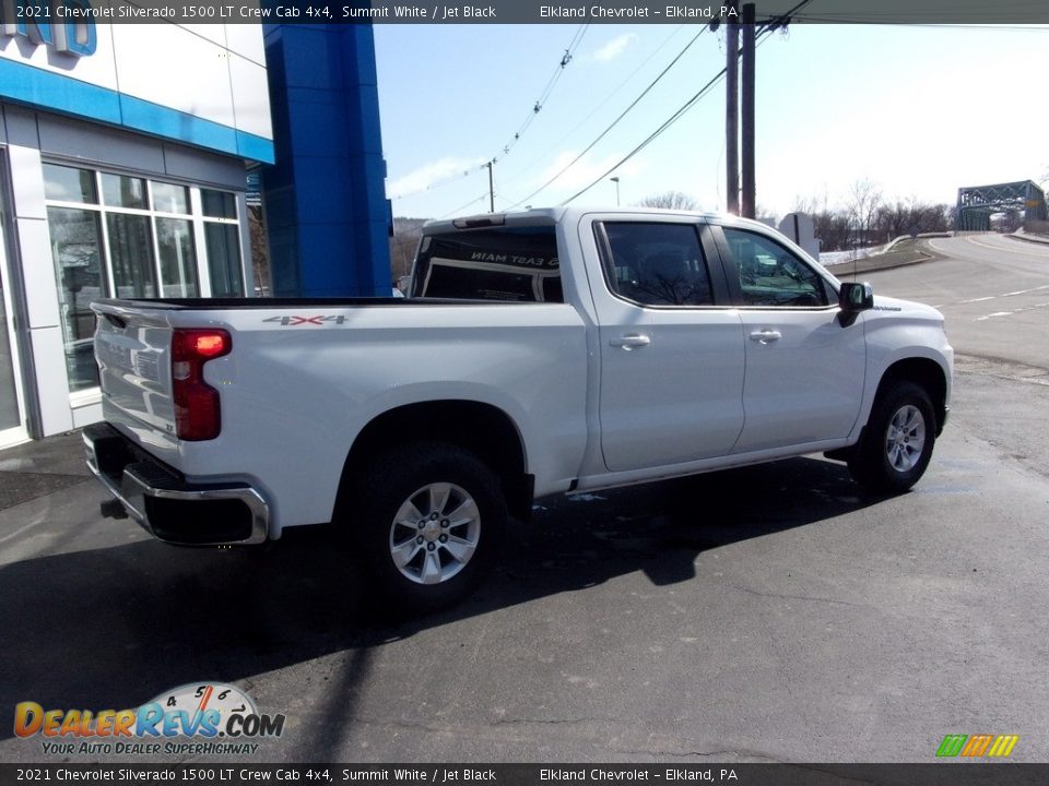 2021 Chevrolet Silverado 1500 LT Crew Cab 4x4 Summit White / Jet Black Photo #2