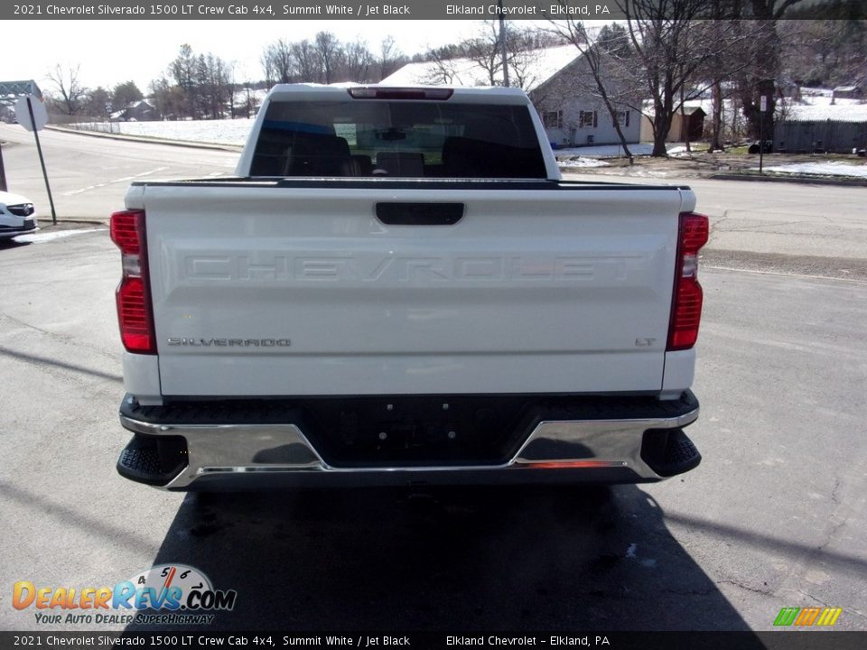 2021 Chevrolet Silverado 1500 LT Crew Cab 4x4 Summit White / Jet Black Photo #3