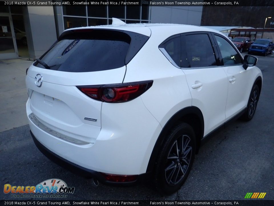 2018 Mazda CX-5 Grand Touring AWD Snowflake White Pearl Mica / Parchment Photo #2